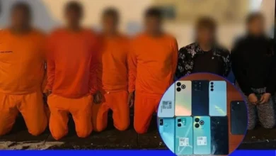 6 miembros de Los Choneros detenidos por extorsión en Caluma.