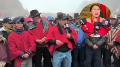 Alausí cuestiona ausencia de Carmen Tiupul en el Paro Nacional