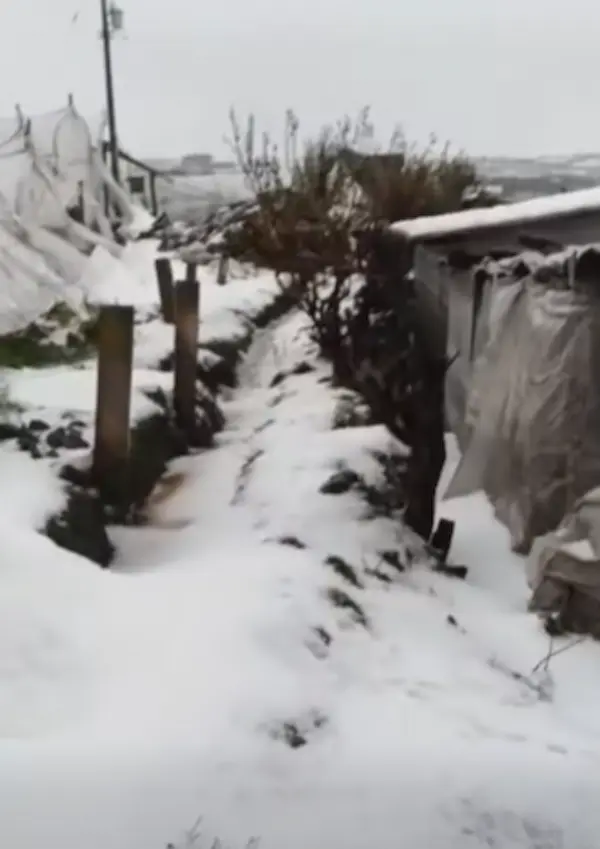 Terrible granizada en Cayambe