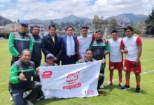 Centro de deportes Espoch impulsa el deporte universitario.