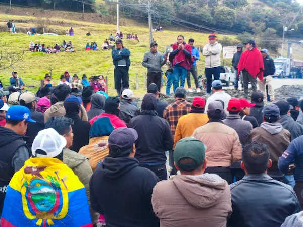 Conaie se deslinda del diálogo en Imbabura y llama a la unidad del movimiento indígena