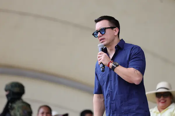 Daniel Noboa desde Daule | “La gente quiere trabajar, no quiere paro”