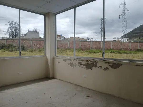 Estado actual del edificio que debía ser demolido.