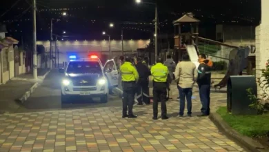 Hombre asesinado con 5 disparos en el sur de Ambato.