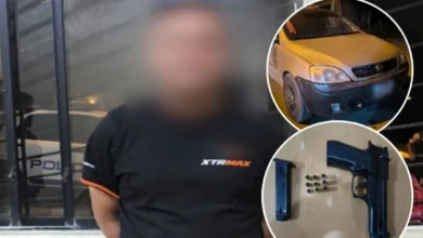 Hombre detenido por portar un arma de fuego en Bolívar.