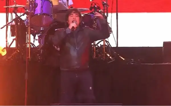 Javier Milei en concierto que recuerda a Abdalá Bucaram 
