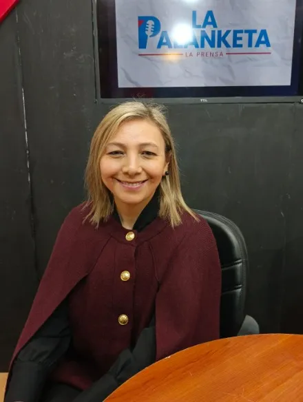 Mónica Loza, prefecta subrogante de Chimborazo.