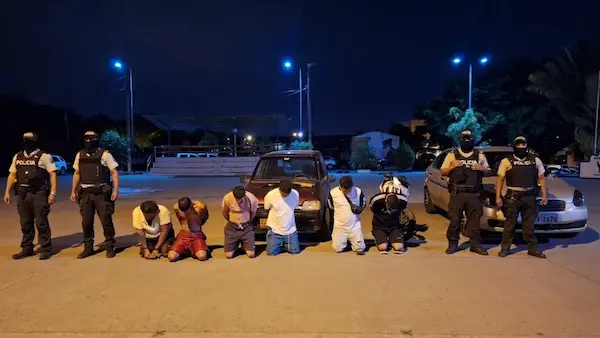 6 presuntos sicarios atrapados por la Policía Nacional