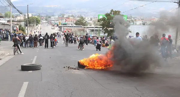 Cierres viales por manifestaciones