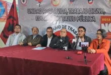 UNE y FUT convocan movilización para el 12 de noviembre