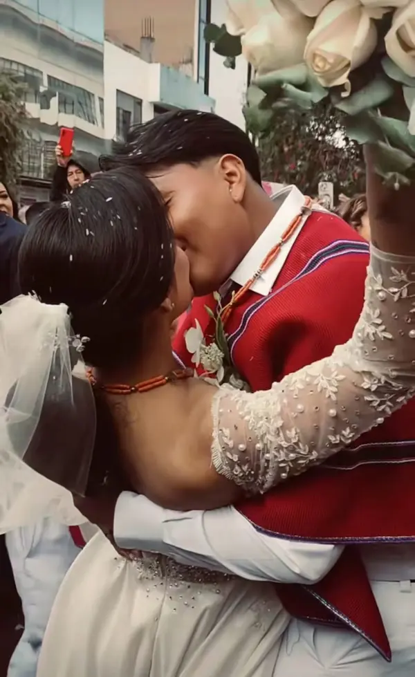Boda de Luis Alfonso Chango se casó con Solange Solís