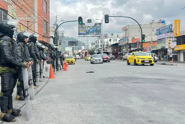 Despliegue militar estratégico en Riobamba