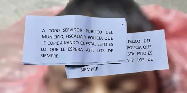 Cabeza humana hallada fuera de un municipio de Ecuador
