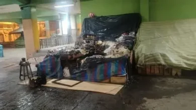 Bomberos de Chunchi apagaron incendio en el mercado