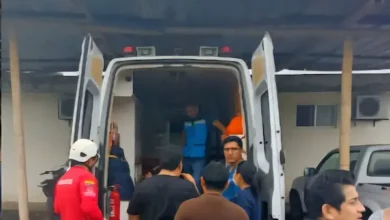 Bomberos de Cumandá auxiliaron a una mujer herida