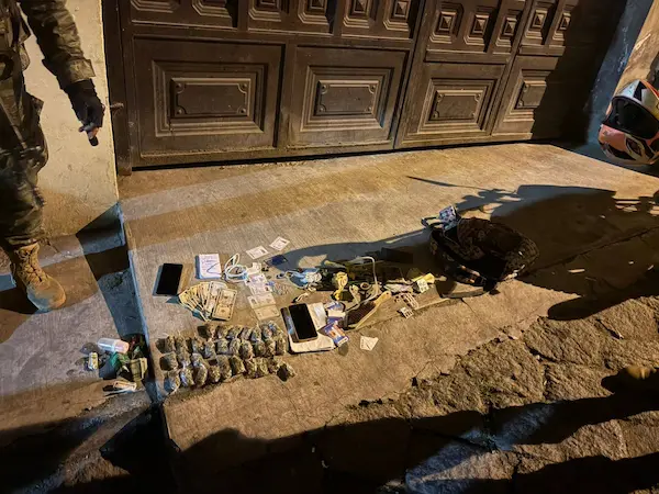 Evidencias encontradas durante la operación militar