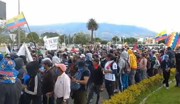 Marcha en Ibarrra