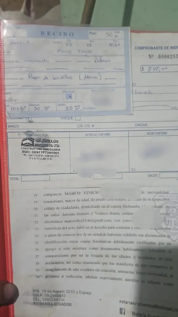 El denunciante tiene todas las pruebas del "engaño" que afirma fue objeto