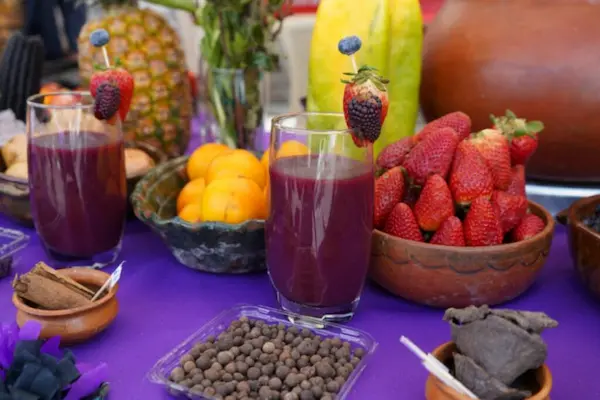 Colada morada en Ecuador