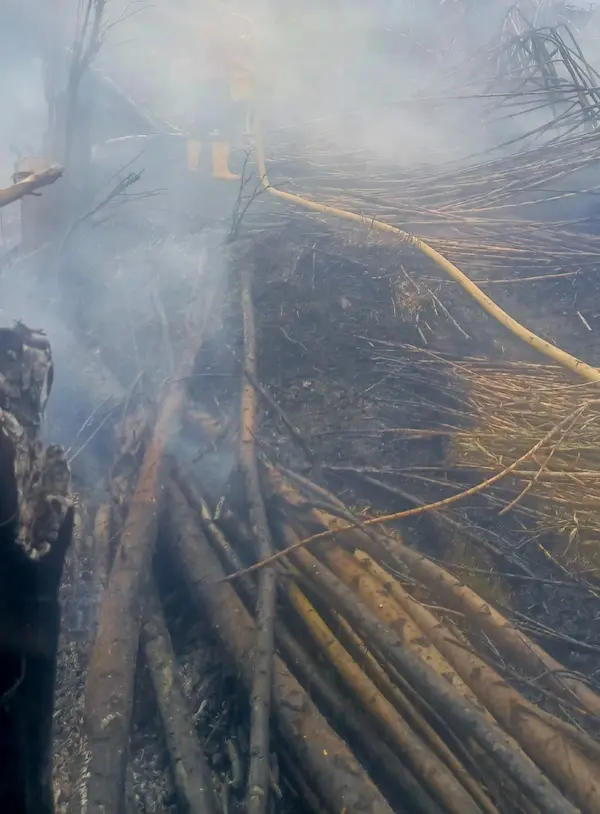 La tarea de los 'Caballeros del Fuego' fue ardua