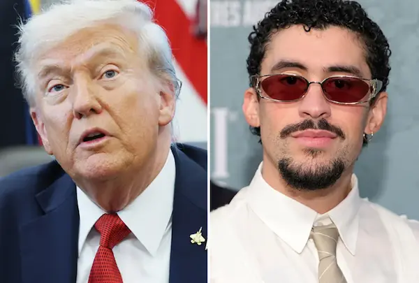 Donald Trump señala de ridícula participación de Bad Bunny en el Super Bowl 2026
