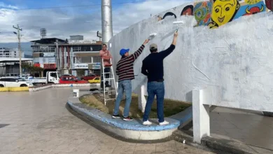 Muro del Parque Infantil de Riobamba genera polémica
