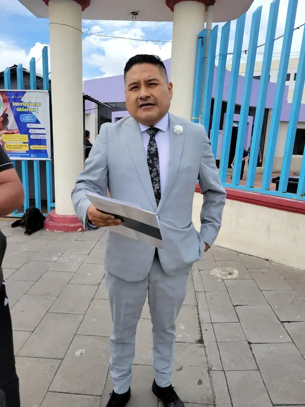 Abogado Edwin Javier Daqui, defensor de la pequeña Astrid