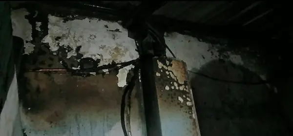 Bomberos de Pallatanga apagaron incendio en casa