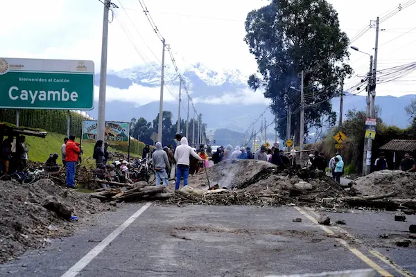 Paro Nacional Ecuador | Estado vial hoy 14 de octubre de 2025