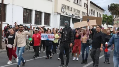 Marcha de UNORCAC en Ibarra culmina con advertencias al gobierno