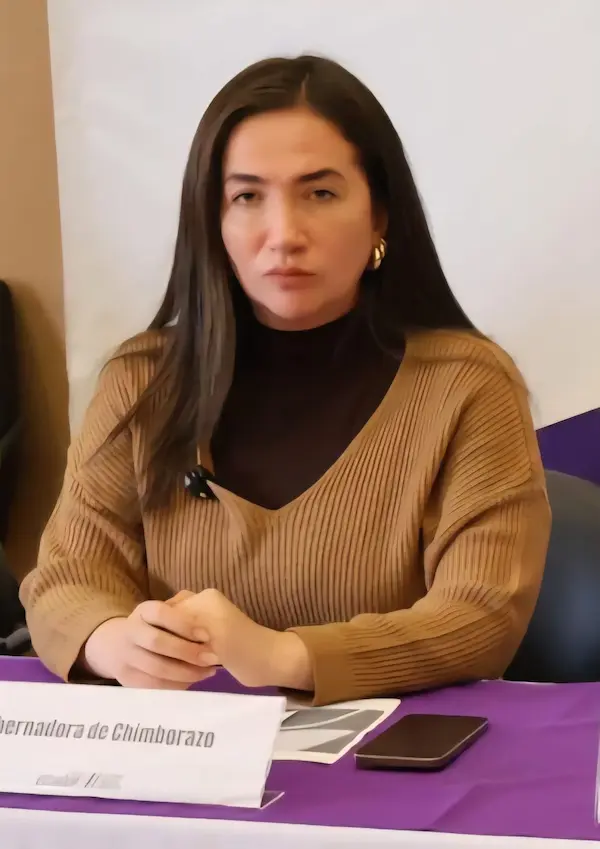 María José Del Pozo Larrea, gobernadora de la provincia de Chimborazo