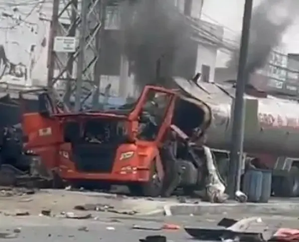 Explosión de tanquero en Durán causa alarma