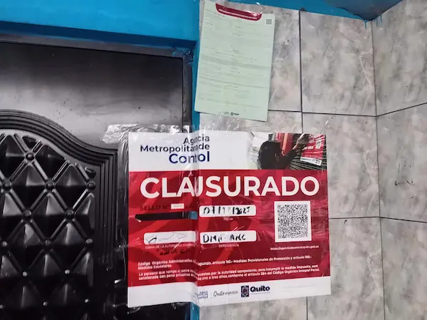 Vivienda clausurada