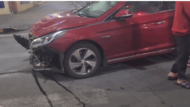 Accidente centro de Riobamba