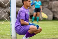 Arquero riobambeño destaca en formativas de Mushuc Runa.