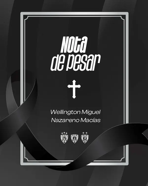 Jugador de IDV falleció.
