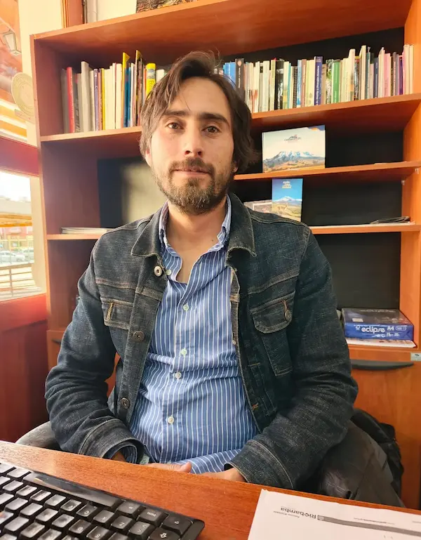 Cristian Cruz, director subrogante de Turismo del Municipio Riobamba