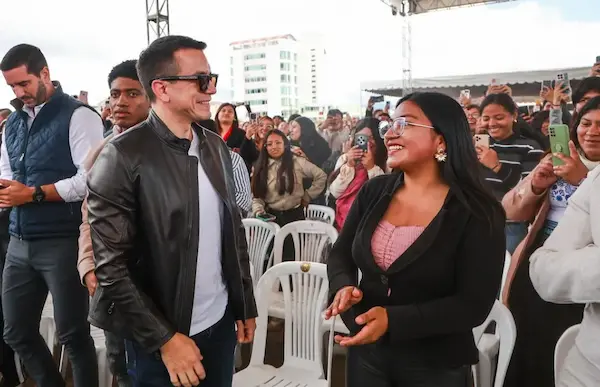 Daniel Noboa arranca plan piloto 'Casa U' para estudiantes foráneos de la Espoch.