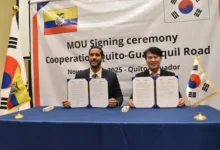 Ecuador y Corea del Sur impulsan nueva vía entre Quito y Guayaquil
