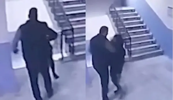 Director lanza de las escaleras a niño