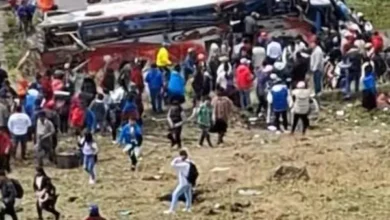 Bus se accidenta en la vía Ambato - Guaranda y deja 13 muertos