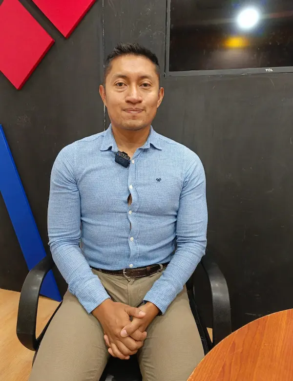 Juan Diego Remache, director de Obras Públicas del Municipio Riobamba.