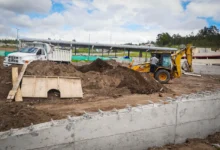 Mejoras del mercado Santa Clara en Ambato con 75% de avance.