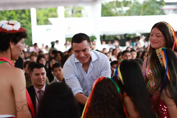 Noboa busca refundar Ecuador con la consulta popular y referéndum 