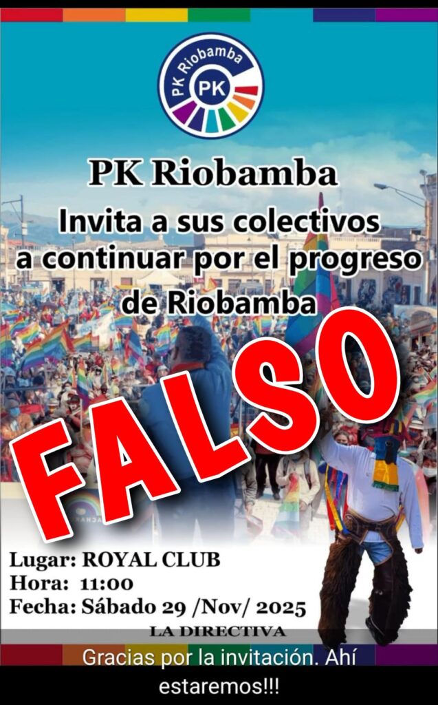 Pachakutik Chimborazo emite alerta