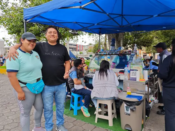 Riobamba | De parque abandonado a punto favorito de mariscos