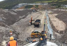 Tungurahua: avanza construcción de la represa Chiquicahua.