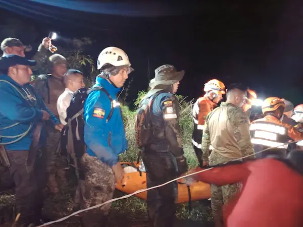 Ejército colaboró en el rescate del niño perdido en el Puñay