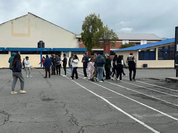 Así se ve el recinto de la Unidad Educativa Isabel de Godín