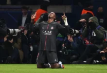 PSG vs Tottenham: gol de Willian Pacho en la Champions League.